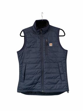 Carhartt Women’s Dark Navy Gilliam Quilted Vest Size Small (4-6)